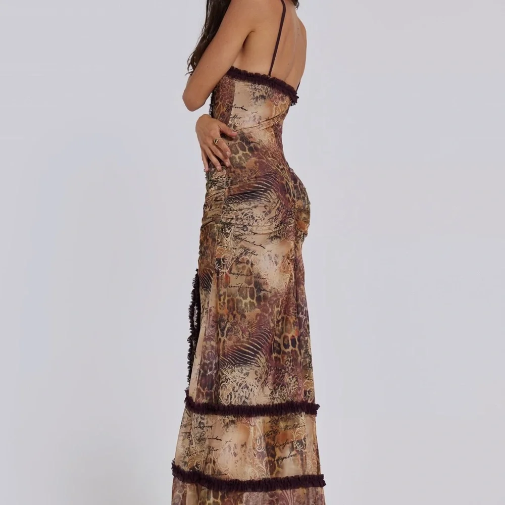 Jaded London Animal Print Maxi Dress - Picture 3 of 5